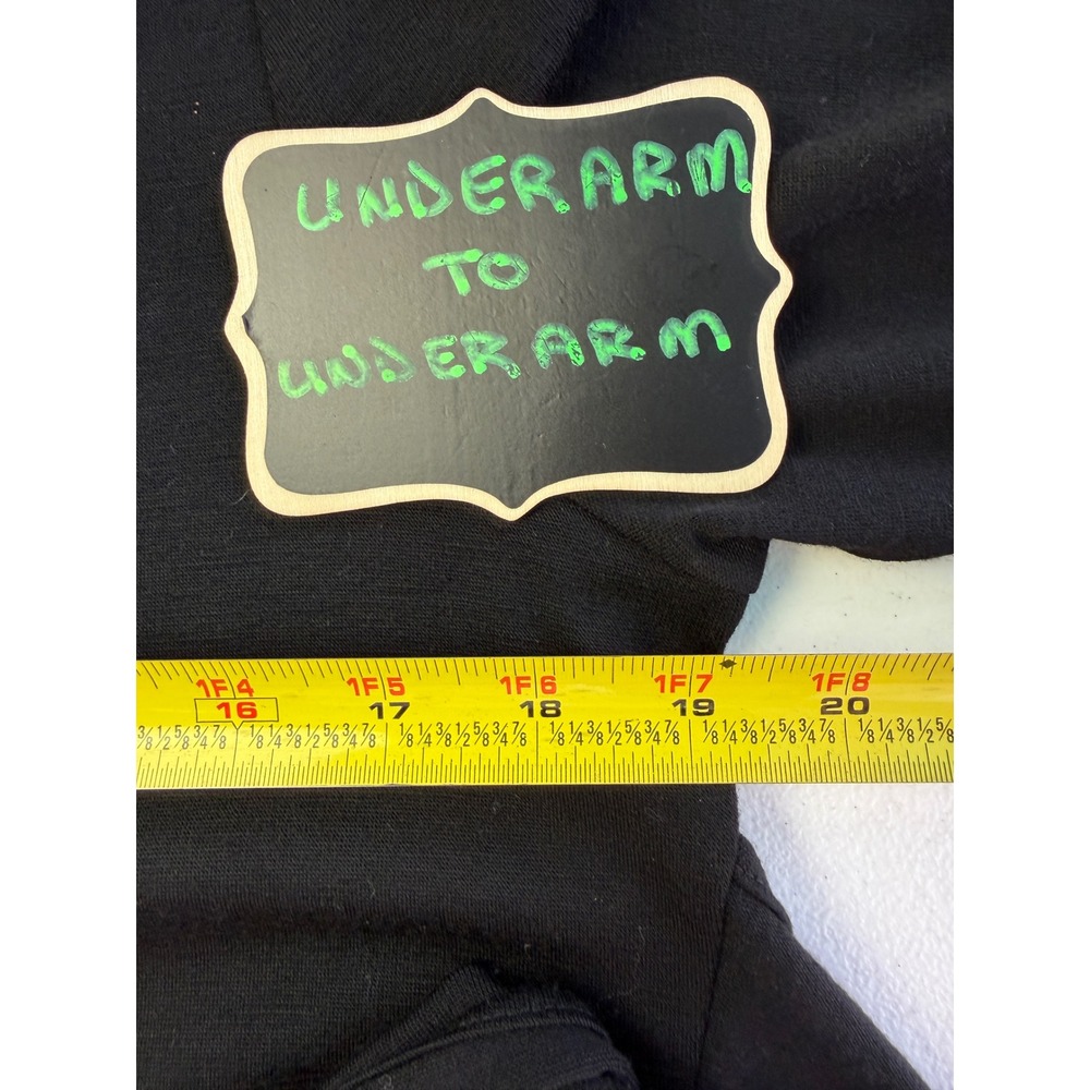 Talbots Black Long Sleeve Wrap Waist Midi Dress Large NEW Wool Desk to Dinner - Picture 11 of 13